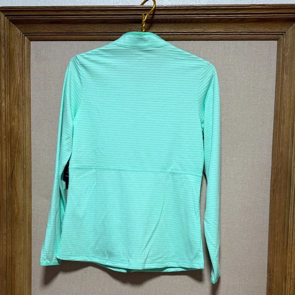 *New Nike Women's Dri-FIT Long Sleeve Jacket Green Size M 884967-342